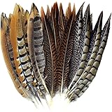 obmwang 21 Pcs 20-25cm Natural Pheasant Feathers for DIY Craft Wedding Home Party Decorations, 3 Styles