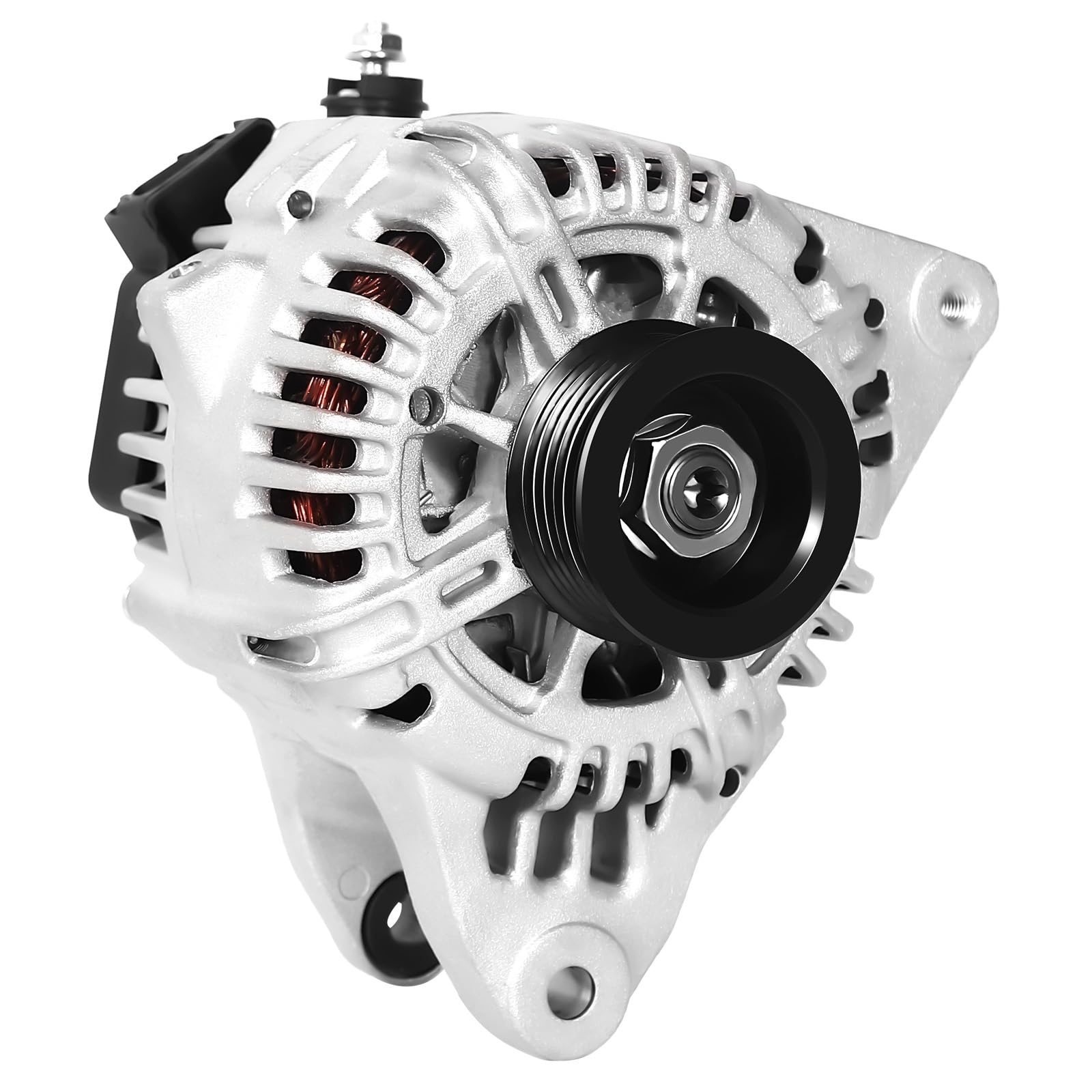 Photo 1 of 11188N Car Alternator 120 Amp Replacement for 2005 2006 Kia Magentis V6 2.7L, Sportage, Optima, for Hyundai Tucson, Tiburon, Sonata, Santa Fe, AVA0066 2655524 3730037800