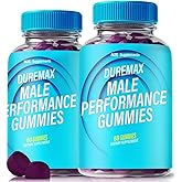 (2 Pack) Duremax Male Performance Gummies - Official Duremax Gummy for Men, Premium Formula to Support Natural Energy and Lasting Stamina, Official Duremax ME Gomitas Review (120 Gummies)