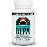 Source Naturals DLPA DL-Phenylalanine* - 750 mg - 60 Tablets | DLPA DL-Phenylalanine