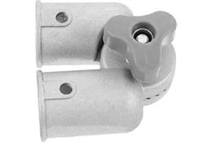 Cabilock Mop Pole Adapter Rotatable Joint Angle Adapter for Telescopic Rod Broom Replacement Part Cleaning