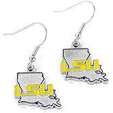 NCAA LSU Tigers Home State Earrings