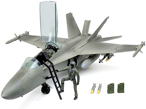 Click N' Play Military Air Force F/A 18 Super Hornet Fighter Jet