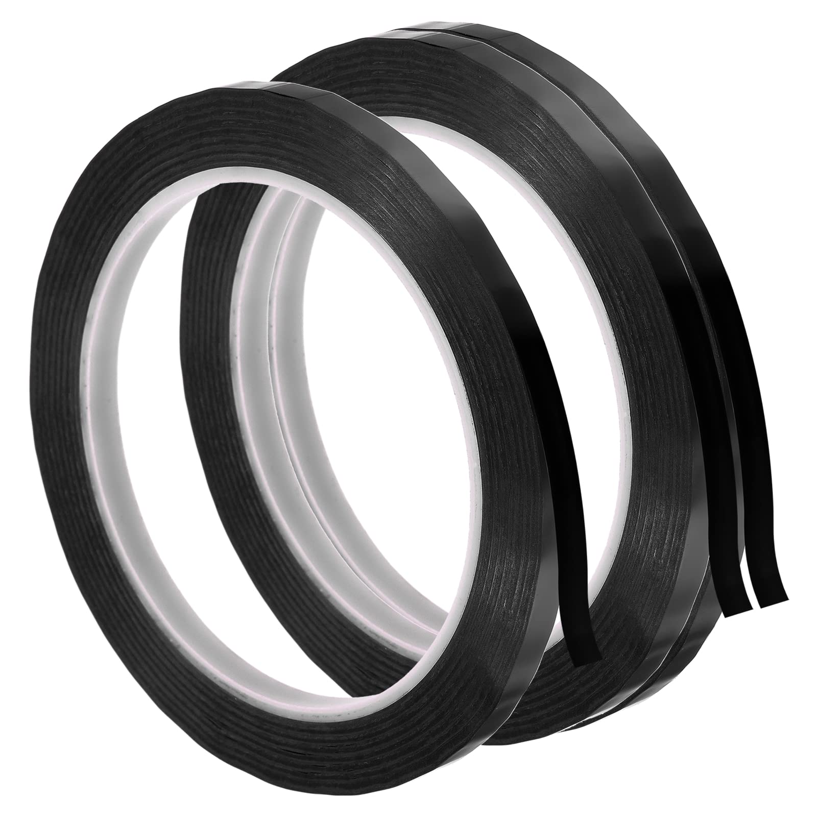 PATIKIL Whiteboard Tape 6mm X 66m, 3 Pack Thin Dry Erase Tape for Graphic Chart Marking DIY Art, Black