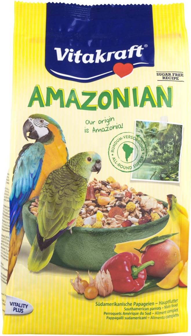 vitakraft amazonian parrot food