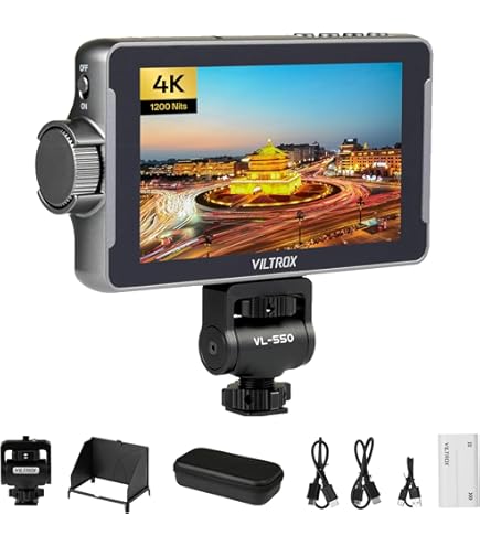 Portkeys PT6 5.2-Inch Camera Monitor with 600nits Brightness and