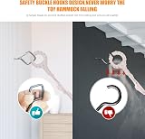 VISATOR Toy Hammock for Stuffed Animals Macrame Baby Nursery Storage Net view 4
