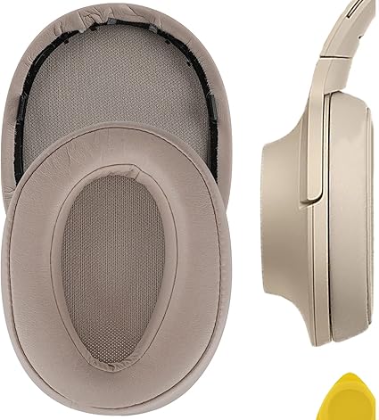 Amazon Geekria イヤーパッド Sony Mdr H600a Mdr 100a Mdr 100aap ヘッドセット 対応交換用 ヘッドホンパッド イヤークッション ペールゴールド Geekria 家電 カメラ
