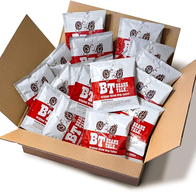 Amazon ドリップコーヒー たっぷり10g 50杯 ビーンズトーク オリジナルブレンド 50個入り Beans Talk ドリップバッグ 通販