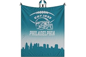 XTVZIMKE Ball Blanket for Men Women, Ultra Soft Flannel Rugby Lovers Sport Throw Blanket for Team Fans, Warm Cozy Sofa Couch 60" X 50"