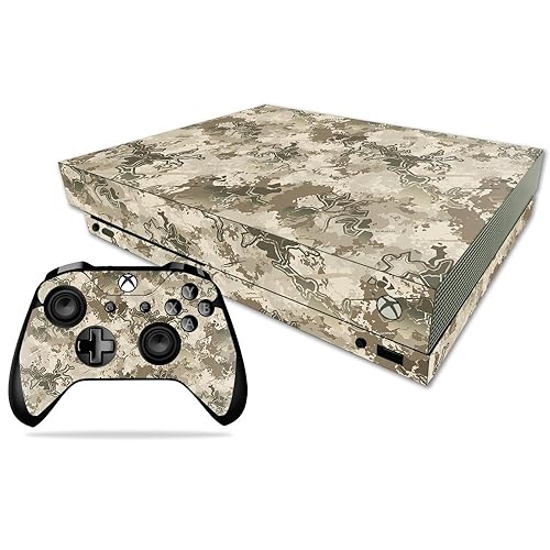 MightySkins Skin Compatible with Microsoft Xbox One X - Viper Western | Protective, Durable, and Unique Vinyl Decal wrap Cover | Easy to Apply, Remove, and Change Styles | Made in The USA - Amazon deal for $17.99