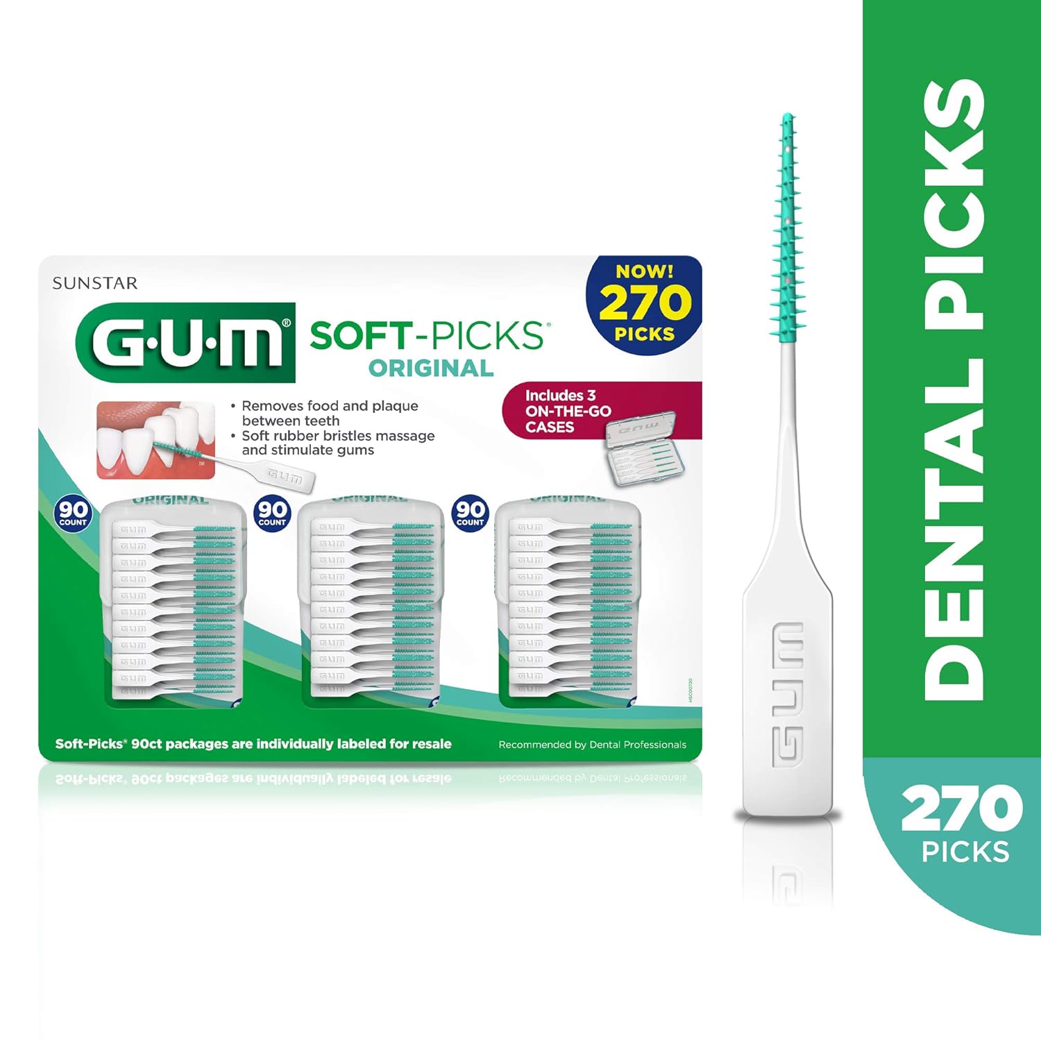 GUM Soft-Picks Original Dental Picks, 270 Count: Industrial & Scientific