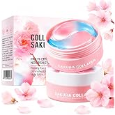 60PCS Sakura Under Eye Patches, Eye Patches for Puffy Eyes and Dark Circles | Eye Patches for Dark Circles, Eye Patches for Women, Eye Mask, Collagen Eye Patches, Eye Mask Skincare, Reduce Fine Lines