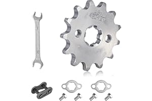 YDRANT 420 Chain Sprocket 12T Front Sprocket 17mm Compatible with 50cc 70cc 90cc 110cc 125cc 140cc15cc 160cc Lifan Loncin Dirt Bike, ATVs, Go Kart Sprocket
