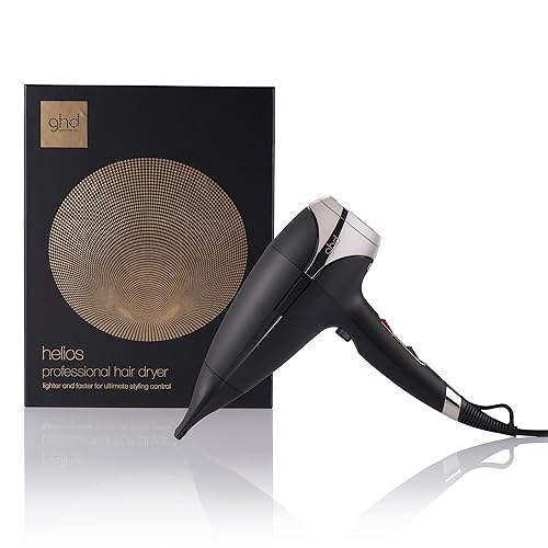ghd Helios Professional Hair Dryer - Lightweight, Fast Styling, Ultimate Styling Control - For All Hair Types (UK Plug)