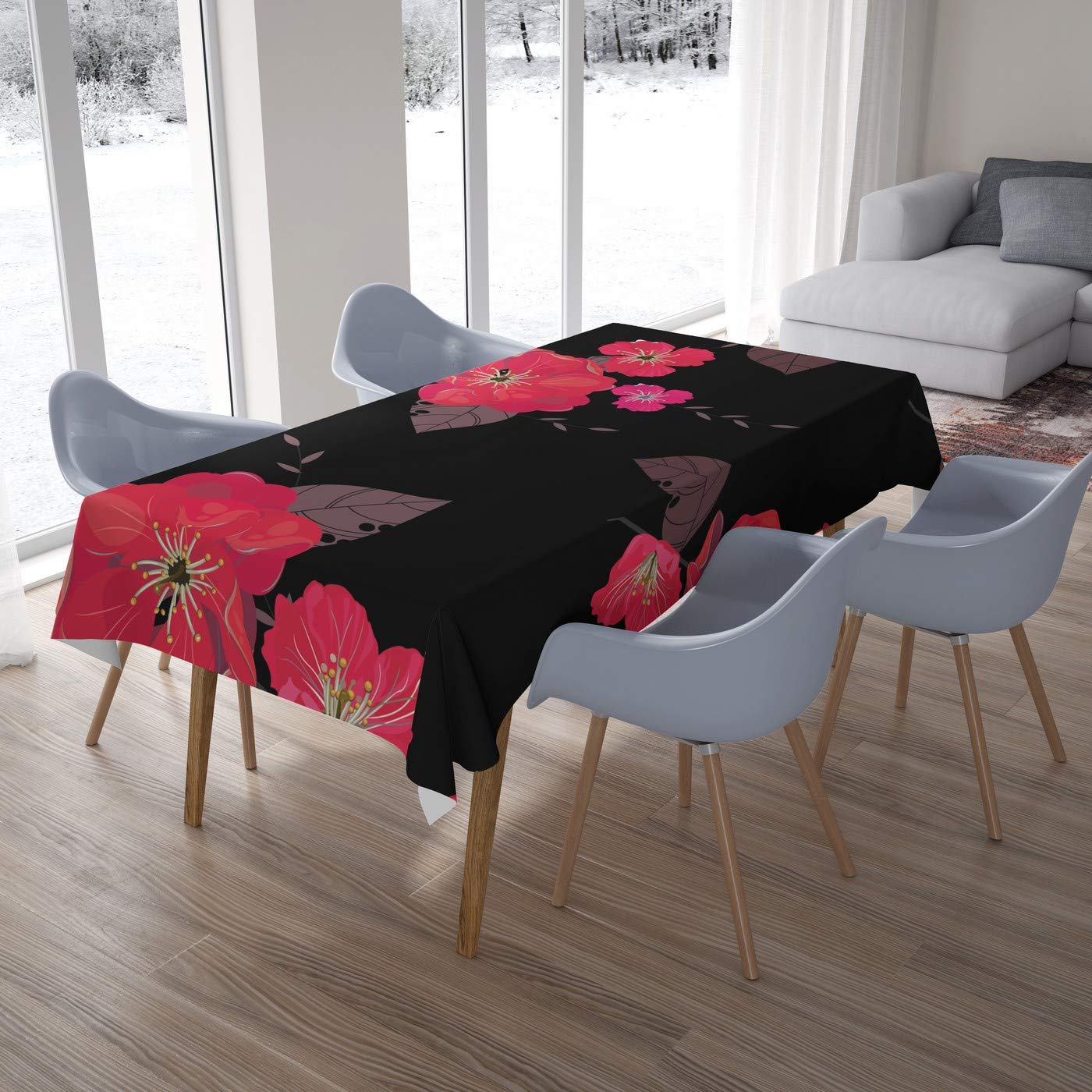 Bonamaison Kitchen Decoration, Tablecloth, 140cm x 200cm - Designed and Manufactured in Turkey