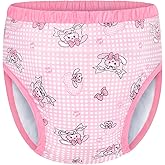 Littleforbig Soft Silky Underwear Comfortable Washable Reusable Waterproof Adult Training Pants - Bunnies & Bows Usagi M