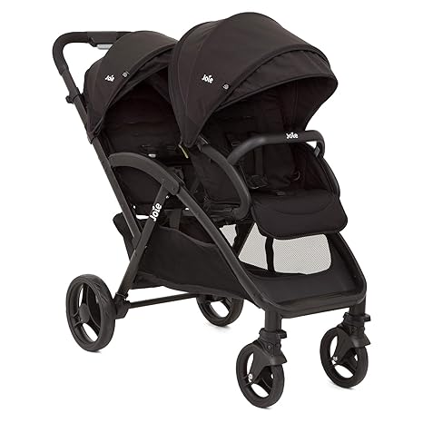 Joie Evalite Duo Geschwisterwagen inkl. Regenverdeck Coal S1424ABCOL000