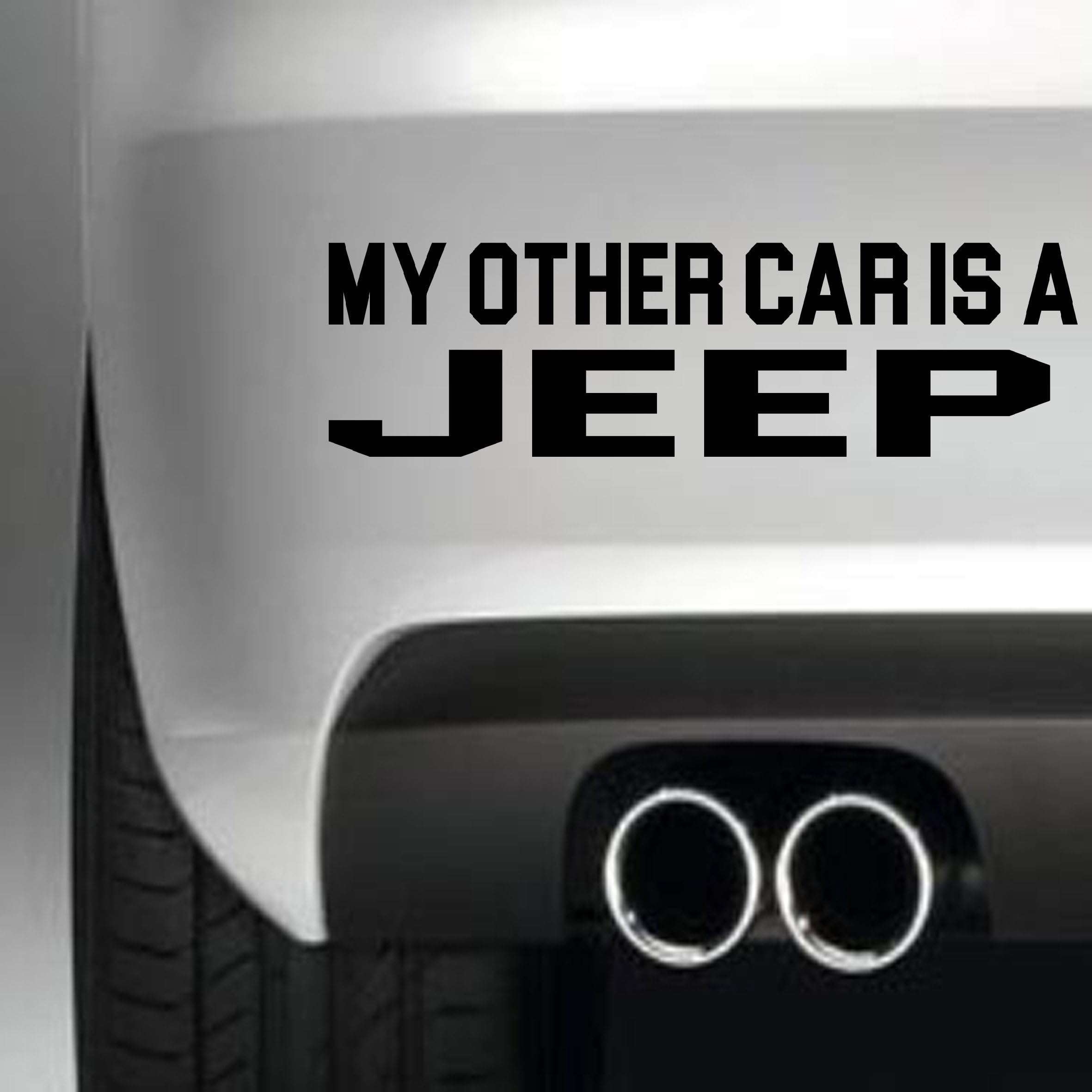 South Coast Stickers My other car is a jeep STICKER FUNNY BUMPER STICKER CAR VAN 4X4 WINDOW PAINTWORK DECAL GRAPHIC