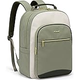 LOVEVOOK Laptop Backpack for Women, 17.3 Inch Work Business Backpack Purse for Teacher, Waterproof Nurse Bag College Bookbag for School, Casual Personal Item Travel Bag College Daypack