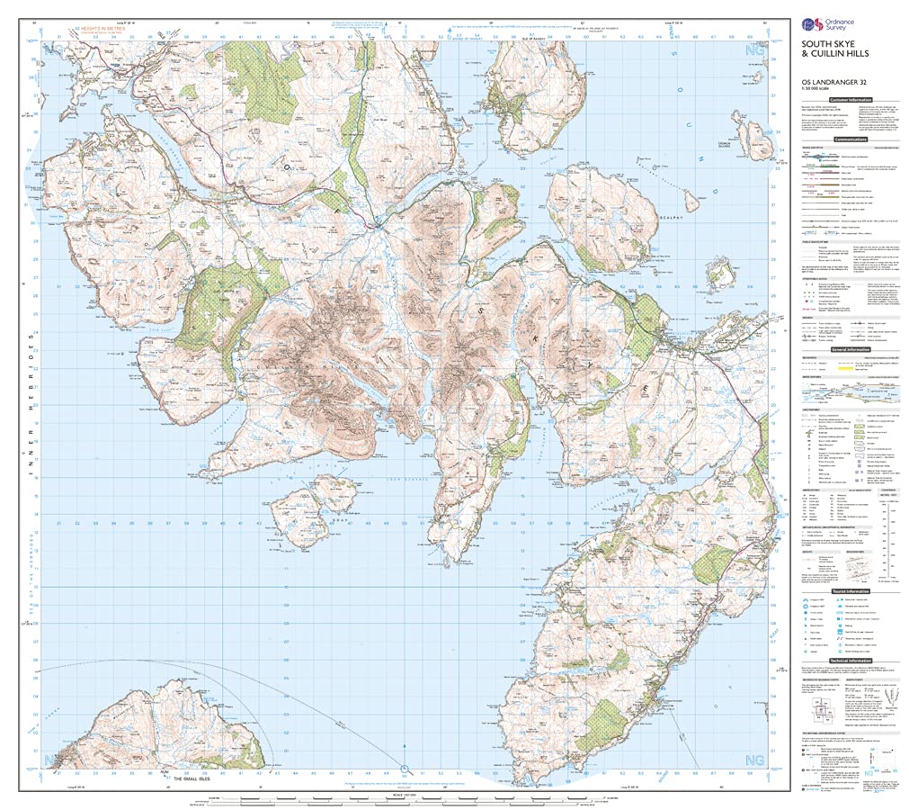 Isle Of Skye Os Map South Skye & Cuillin Hills Map | Isle Of Skye | Ordnance Survey | Os  Landranger Map 32 | Scotland | Walks | Cycling | Days Out | Maps |  Adventure: Amazon.co.uk: Ordnance Survey: 9780319261309: Books