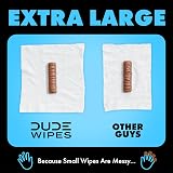 DUDE Wipes Flushable Wipes 6 Pack Unscented Extra-Large 288 Count view 5