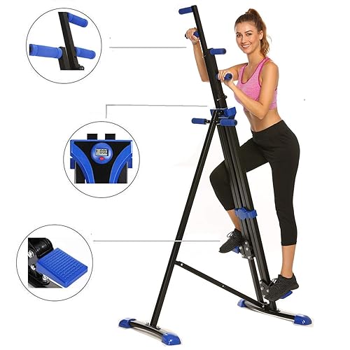 Hurbo Vertical Climber Home Gym Exercise Folding Climbing Machine