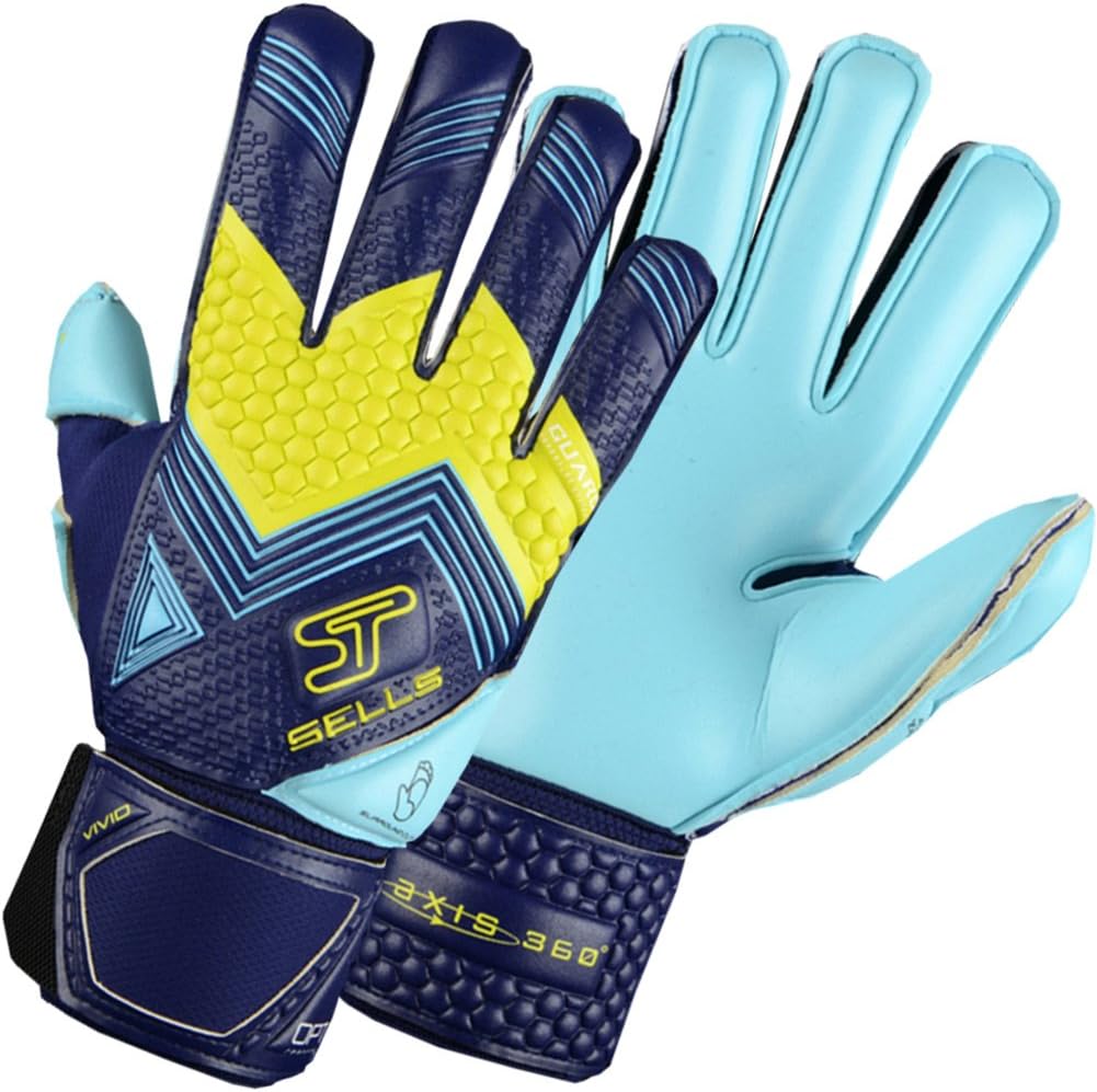 Sells Mens AXIS 360 ILLUMINATE GUARD Goalkeeper Gloves Finger Protection Goalkeeper Products with Finger Save