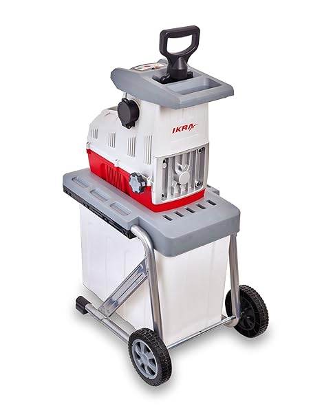IKRA Elektro Gartenhäcksler Walzenhäcksler ILH 3000 A leise robust wartungsarm starke 3.000W Aststärke bis 44mm