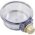 First Prize Pets SmartCrock Round in-&-Out Crock, Medium - 5 Inches Diameter, 10 Ounce (1296ml), Clear