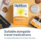 Optibac Probiotics Travel Abroad Vegan Travel Probiotics 20 Capsules view 6