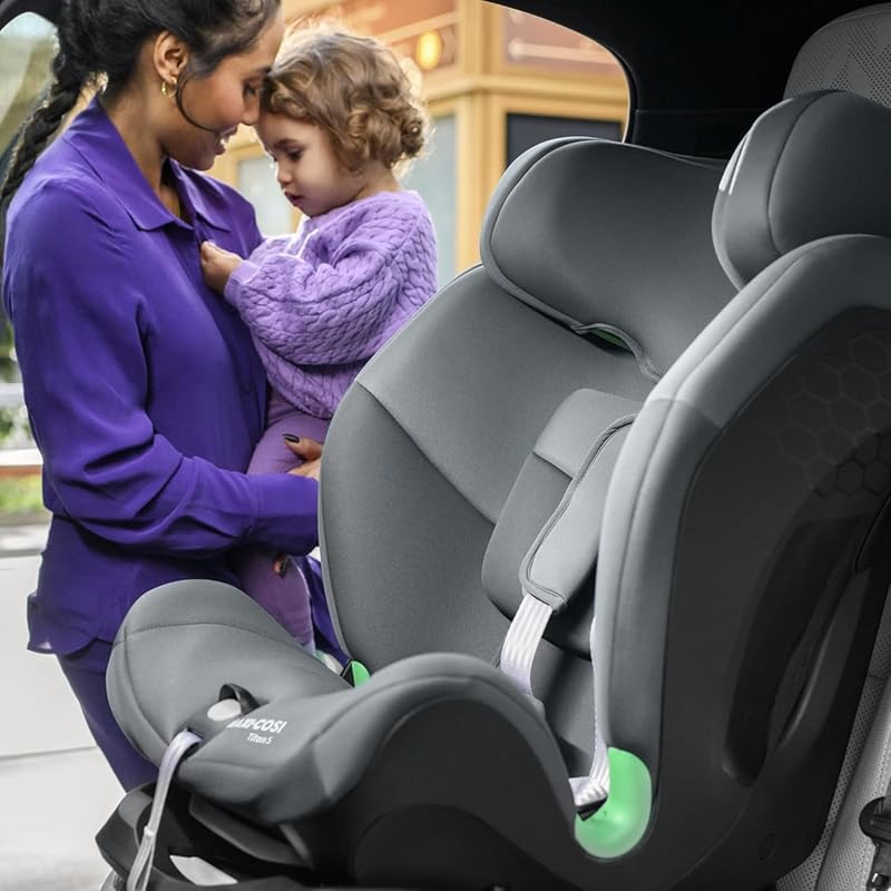 Titan S i-Size,Rehausseur Voiture ISOFIX,76–150 cm,Tonal Graphite