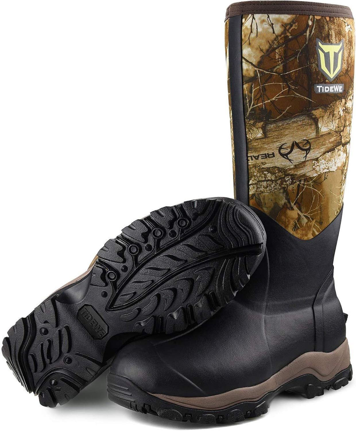 TideWe Hunting Boots for Men, Insulated Waterproof Durable 16" Men's