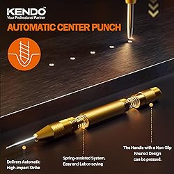 KENDO Two Spiral Flute Cobalt Step Drill Bits with