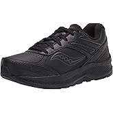 Saucony Women's Echelon Walker 3 Walking Shoes, Black, 9 Wide