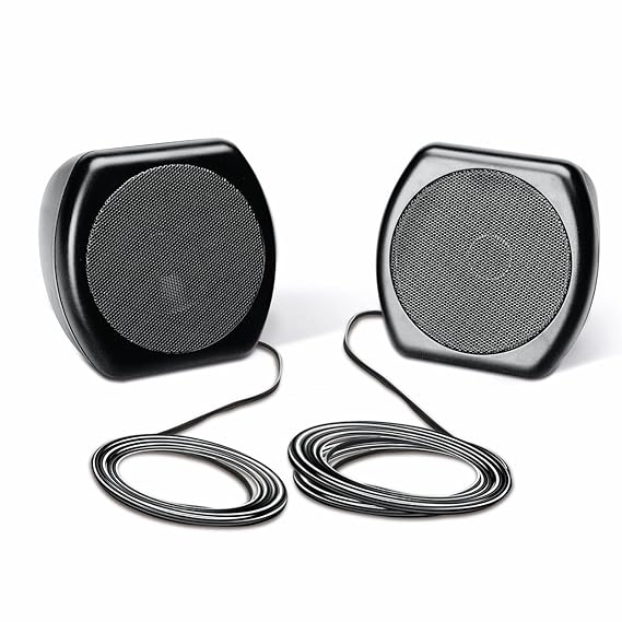 Sinustec 13963 UB-1000 Aufbaulautsprecher Schwarz Set of 2