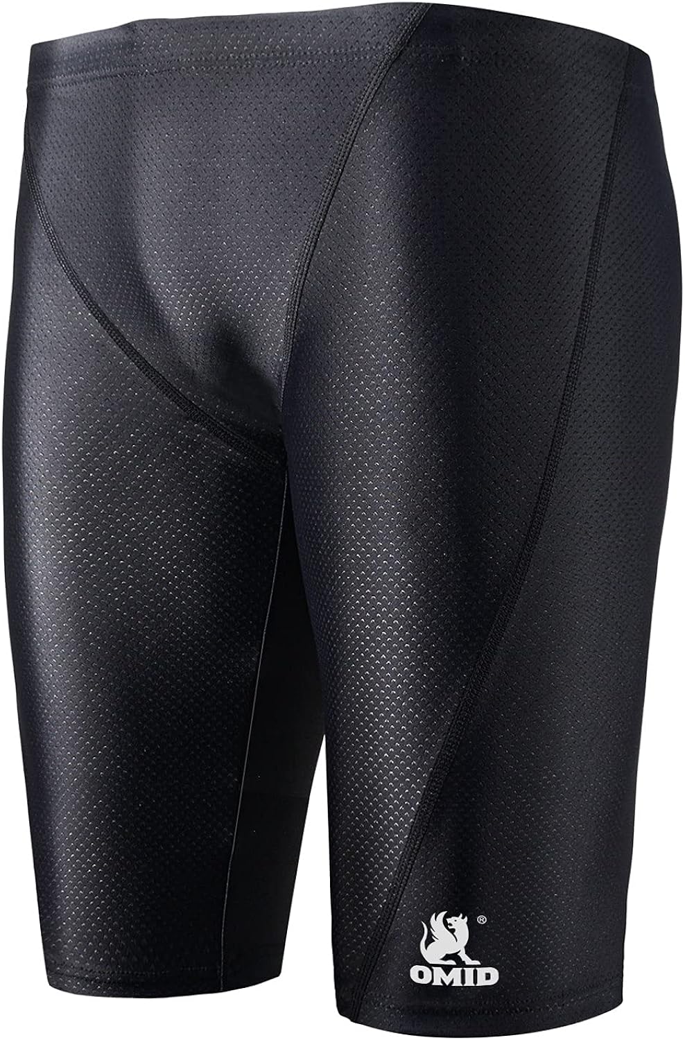 OMID Men's Swimming Jammers Endurance+ Quick Dry Swimsuit Solid Swim Jammers for Men: Clothing