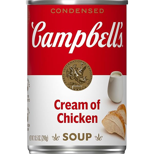 CAMPBELL’S CONDENSED CREAM OF CHICKEN SOUP, 10.5 OZ CAN