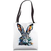 Polygon Art Jackrabbit Jackrabbits Tote Bag
