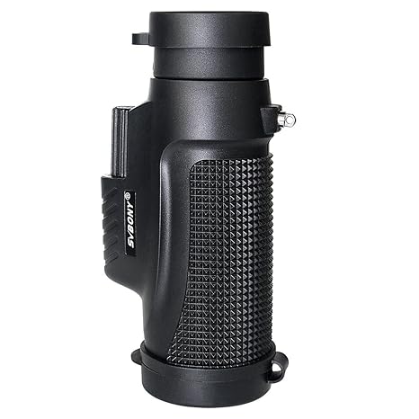 Svbony SV11 Klassisch Monokular 8x32 Hochleistungs Wasserdicht Monokular Teleskop für Reisen, Vogelbeobachtung und Outdoor (S