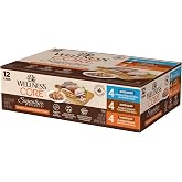 Wellness CORE Signature Selects Variety Pack Adult Canned Wet Cat Food, Natural, Protein Rich, Grain Free, Poultry Recipes, 2.8 oz, Pack of 8 Cans