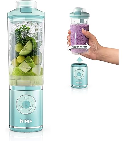 Ninja Blast Max, Portable Blender + Twist & Go, Personal Smoothie