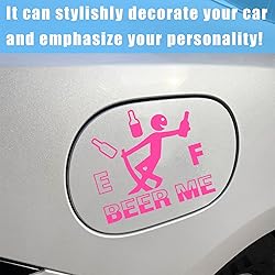 Augeny Funny Car Fuel Tank Sticker, EF Logo