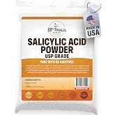 Salicylic Acid Powder USP Grade (4oz) | Professional BHA Exfoliant for DIY Skincare, Serums, Peels &amp; Toners &ndash; High Purity Ingredient for Clear, Smooth Skin | 4 OUNCES