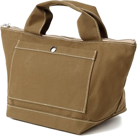 Amazon ランチバッグ メンズ 大きめ ミニトートバッグ レディース 人気 キャンバス 日本製 撥水 ベージュ ランチバッグ ランチ巾着 ランチベルト オンライン通販