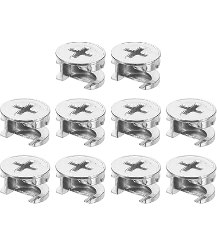 2025/02/02(日) 2000 Plastic Cam Lock Nuts (4 Pack) White Part # 119030#117434