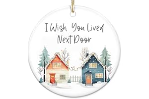 ARVEXO Friend Gifts for Women Friendship, Christmas Ornament - Christmas, Birthday Gifts for Women, Long Distance Friends, BFF, Work Besties Gift Ideas - Christmas Tree Decoration Ceramic Ornament