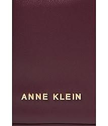 Anne Klein Convertible Box Bag with AK Enamel Turn