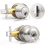 Probrico Keyed Alike Round Ball Entry Door Knob and