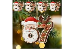 5Pcs 67 Christmas Ornament, Funny 67 Ornament Decor Christmas Tree Hanging Ornaments,Six Seven Ornament, 67 Decorations Meme 